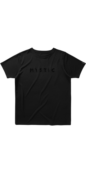 2026 Mystic Mens Star Short Sleeve Quick Dry Rash Vest 35001.250203 - Black